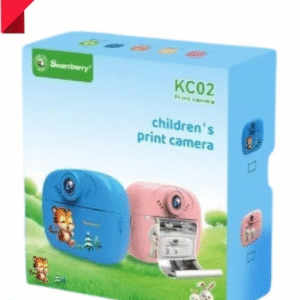 "Smartbarry KC02 Instant Print Camera for Kids – 50MP Digital, 2.4" Screen, MP3 Player, Video Recording"